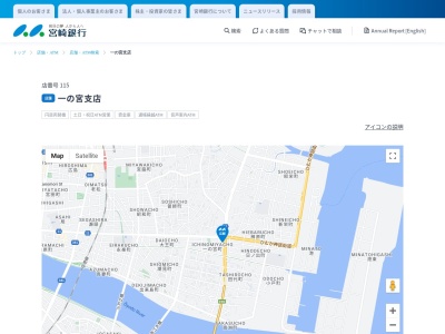 宮崎銀行一の宮支店(宮崎県宮崎市一の宮町61-3)
