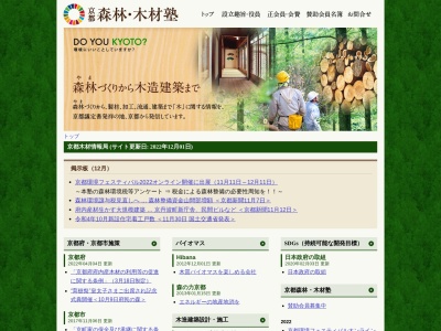 京都森林・木材塾のクチコミ・評判とホームページ