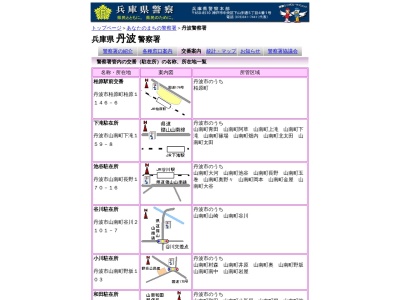 谷川駐在所(兵庫県丹波市山南町谷川2101-1)