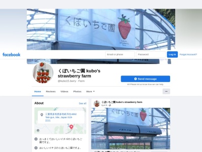 くぼいちご園 kubo's strawberry farmのクチコミ・評判とホームページ