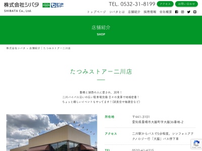 たつみストアー二川店(愛知県豊橋市大脇町字大脇36-2)