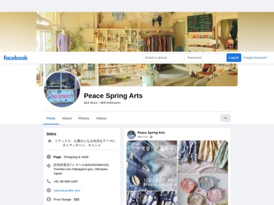 Peace Spring Arts(日本、〒904-0324沖縄県中頭郡読谷村長浜７−１)